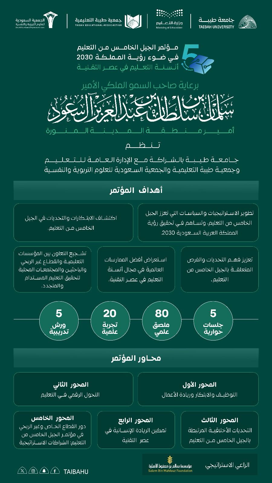 إعلان مؤتمر الجيل الخامس للتعليم
